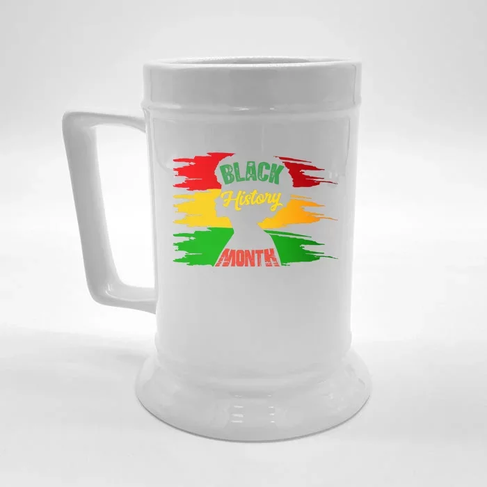 African American Pride T Front & Back Beer Stein