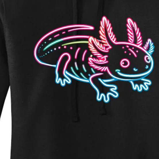 Axolotl Animal Pop Art Cute Axolotl Lover Women's Pullover Hoodie