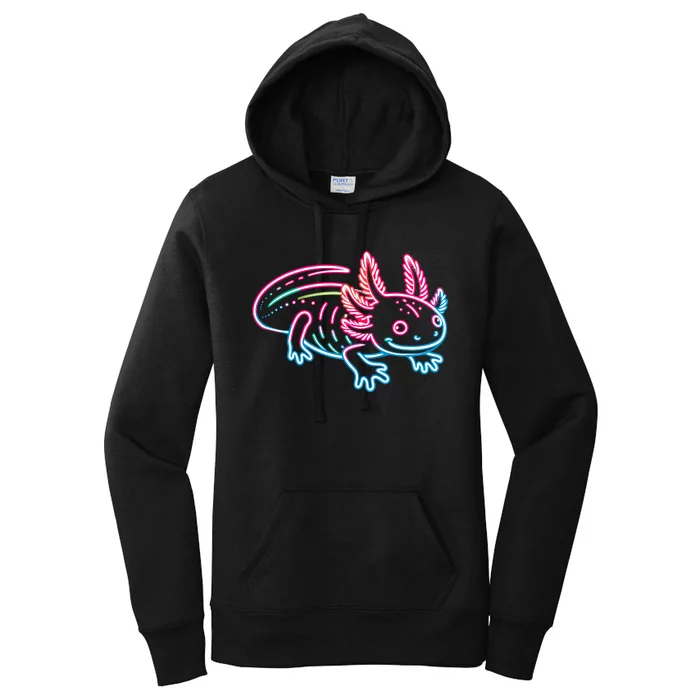 Axolotl Animal Pop Art Cute Axolotl Lover Women's Pullover Hoodie