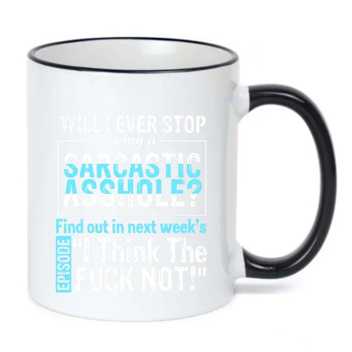 Asshole Assholes Potty Mouth Vulgar Profanity Fun Gag Gift Black Color Changing Mug