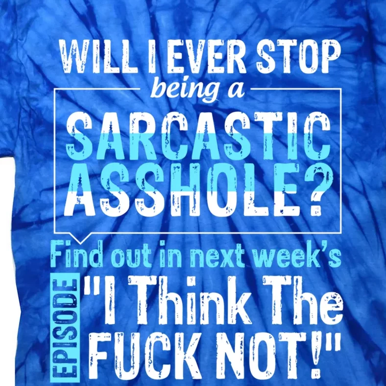 Asshole Assholes Potty Mouth Vulgar Profanity Fun Gag Gift Tie-Dye T-Shirt