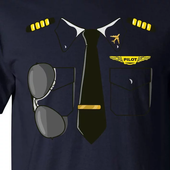 Airplane Airline Pilot Costume Kids Dress Up HALLOWEEN Tall T-Shirt