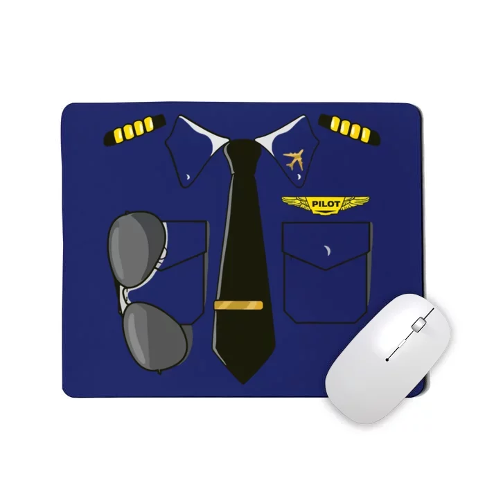 Airplane Airline Pilot Costume Kids Dress Up HALLOWEEN Mousepad