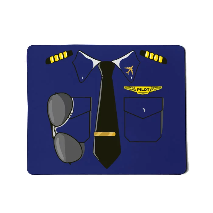 Airplane Airline Pilot Costume Kids Dress Up HALLOWEEN Mousepad