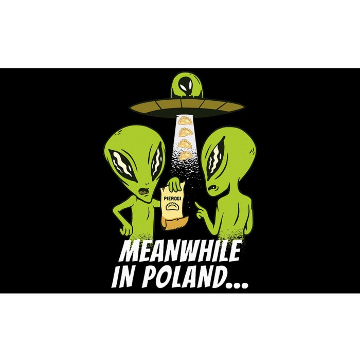 Alien Abduction Pierogi Polish Food Poland Polonia Funny Bumper Sticker