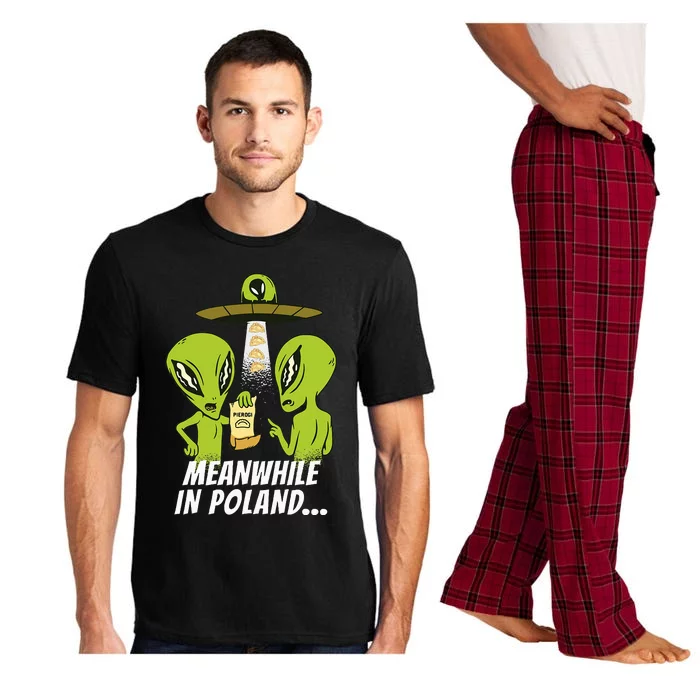 Alien Abduction Pierogi Polish Food Poland Polonia Funny Pajama Set