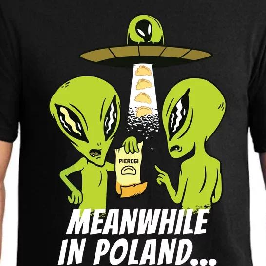 Alien Abduction Pierogi Polish Food Poland Polonia Funny Pajama Set