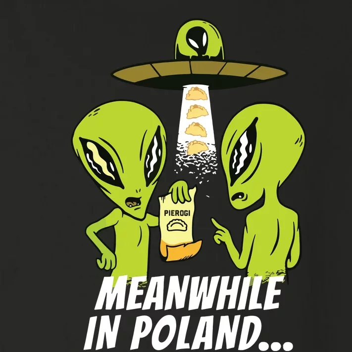 Alien Abduction Pierogi Polish Food Poland Polonia Funny Toddler Long Sleeve Shirt