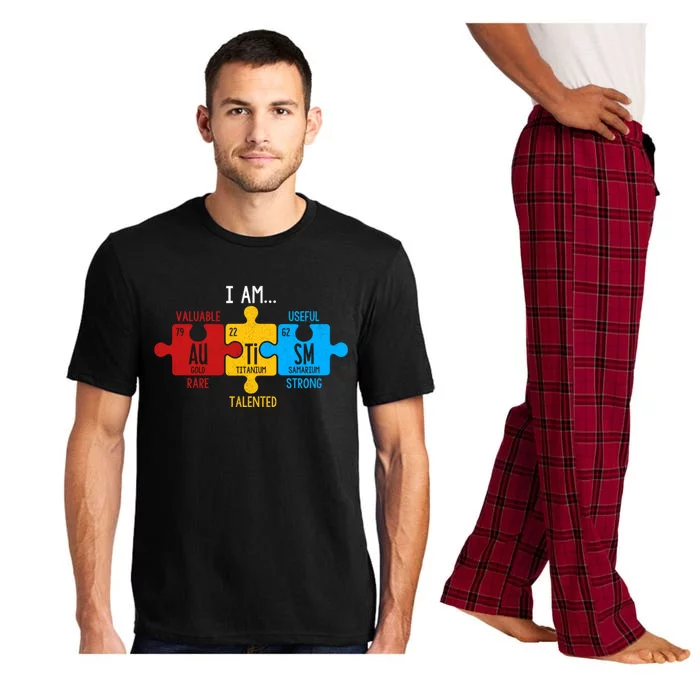 Autism Awareness Periodic Table Elets Great Gift Pajama Set