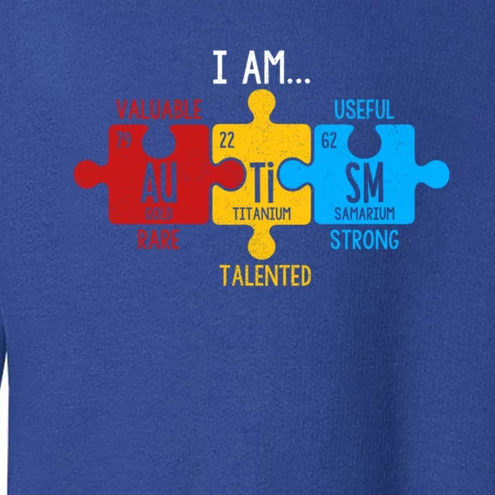 Autism Awareness Periodic Table Elets Great Gift Toddler Sweatshirt