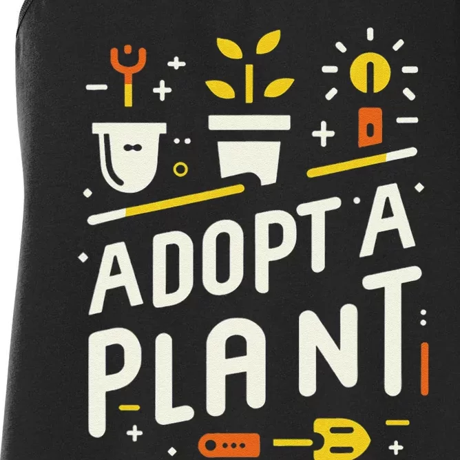 Adopt A Plant Gardening Women's Racerback Tank