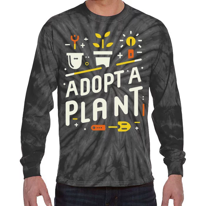 Adopt A Plant Gardening Tie-Dye Long Sleeve Shirt