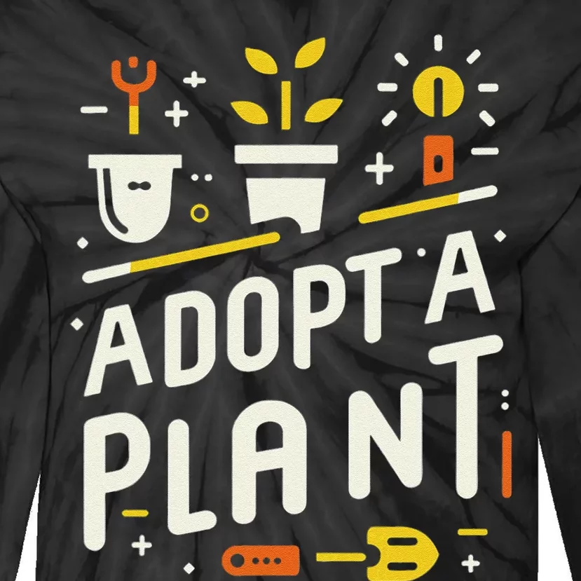 Adopt A Plant Gardening Tie-Dye Long Sleeve Shirt