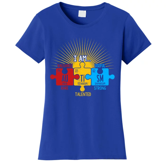 Autism Awareness Periodic Table Elets Cute Gift Women's T-Shirt