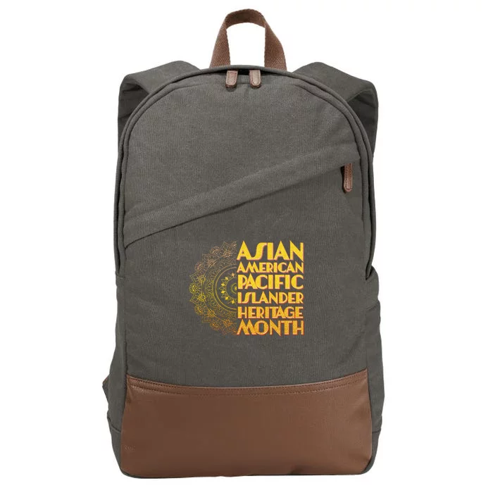 Asian American Pacific Islander Heritage Month Cotton Canvas Backpack