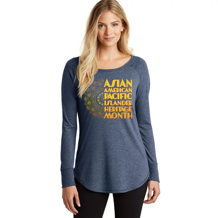 Asian American Pacific Islander Heritage Month Women's Perfect Tri Tunic Long Sleeve Shirt