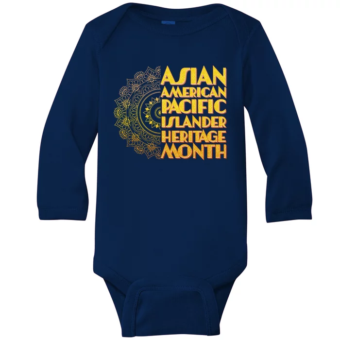 Asian American Pacific Islander Heritage Month Baby Long Sleeve Bodysuit