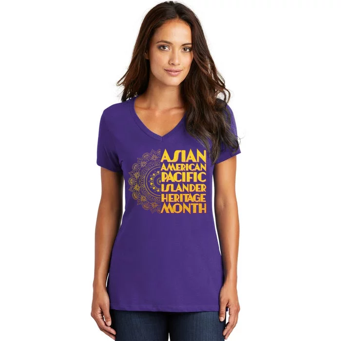 Asian American Pacific Islander Heritage Month Women's V-Neck T-Shirt