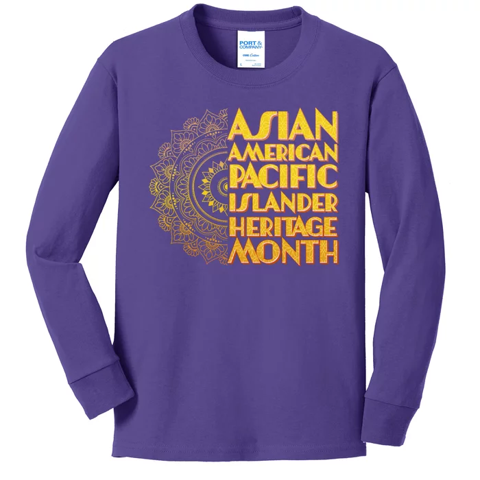 Asian American Pacific Islander Heritage Month Kids Long Sleeve Shirt