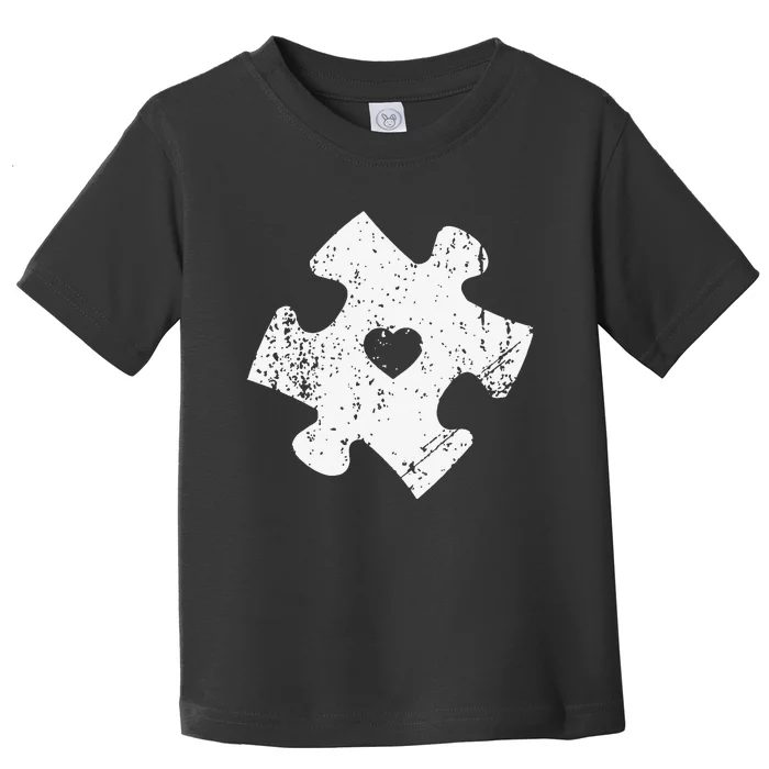 Autism Awareness Puzzle Piece Pocket Autistic Gift Toddler T-Shirt