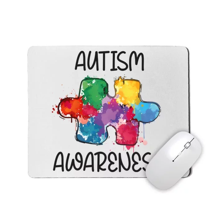 Autism Awareness Puzzle Supporter Mousepad