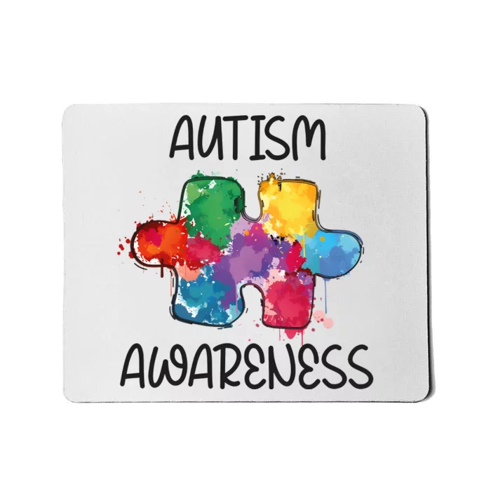 Autism Awareness Puzzle Supporter Mousepad