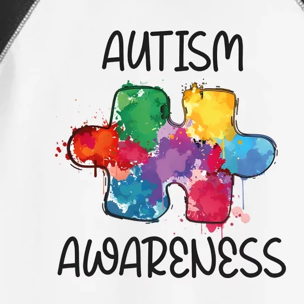 Autism Awareness Puzzle Supporter Toddler Fine Jersey T-Shirt