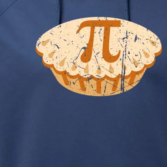 Awesome Apple Pie Pi Day Math Symbol Design Gift Performance Fleece Hoodie