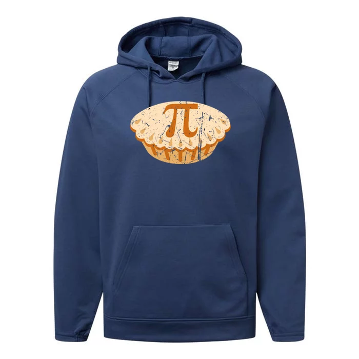 Awesome Apple Pie Pi Day Math Symbol Design Gift Performance Fleece Hoodie