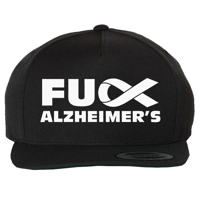 Alzheimer's Awareness Products Purple Support ALZ Wool Snapback Cap