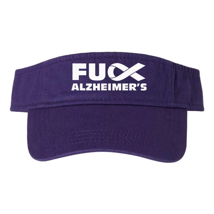 Alzheimer's Awareness Products Purple Support ALZ Valucap Bio-Washed Visor