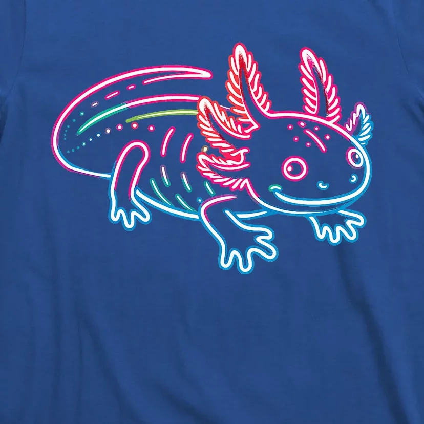 Axolotl Animal Pop Art Cute Axolotl Lover T-Shirt