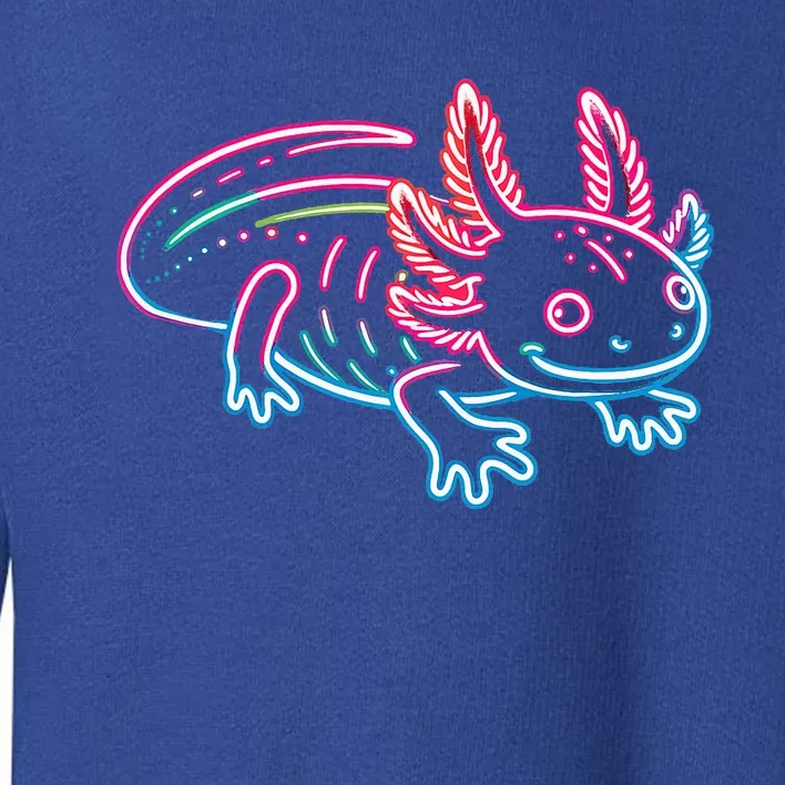 Axolotl Animal Pop Art Cute Axolotl Lover Toddler Sweatshirt