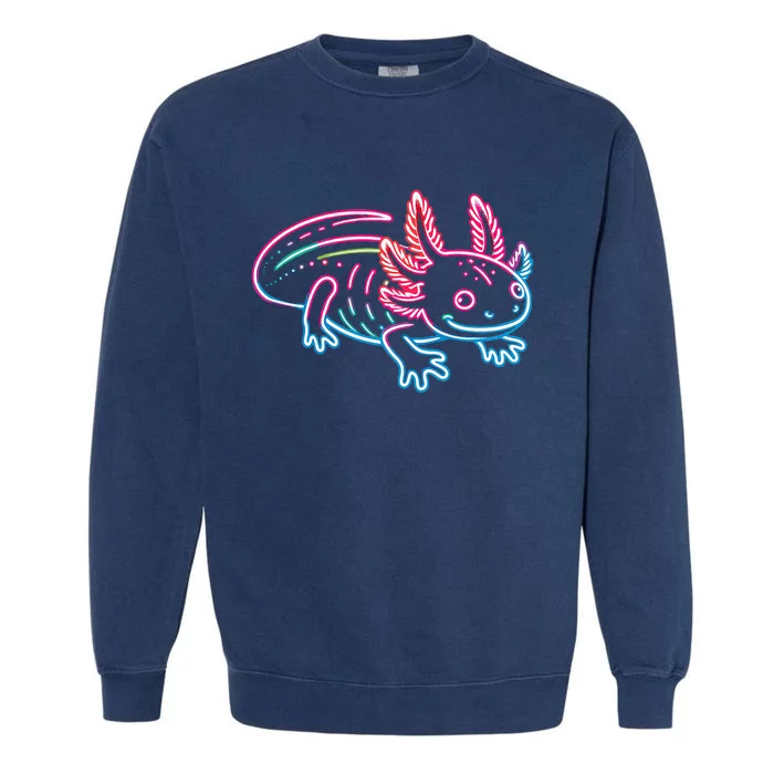 Axolotl Animal Pop Art Cute Axolotl Lover Garment-Dyed Sweatshirt