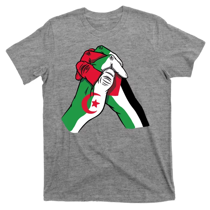 Algeria And Palestine Hands T-Shirt