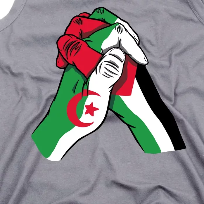 Algeria And Palestine Hands Tank Top