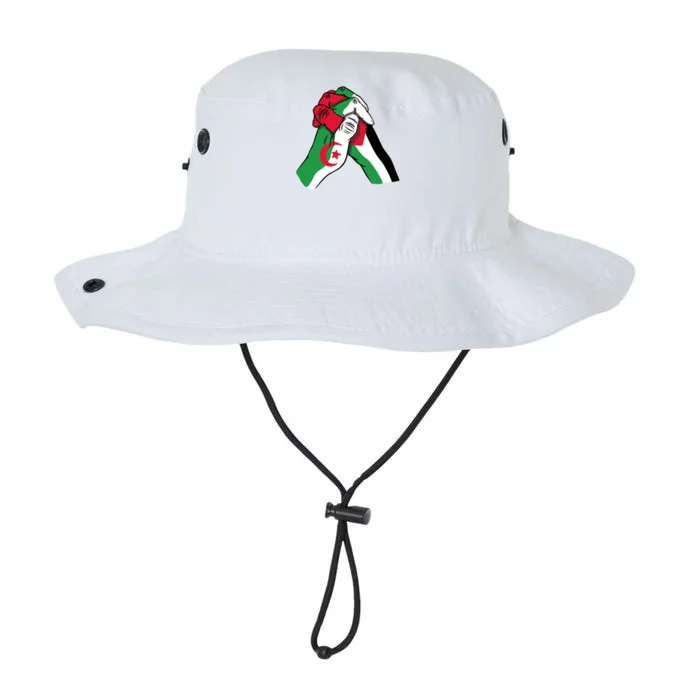 Algeria And Palestine Hands Legacy Cool Fit Booney Bucket Hat