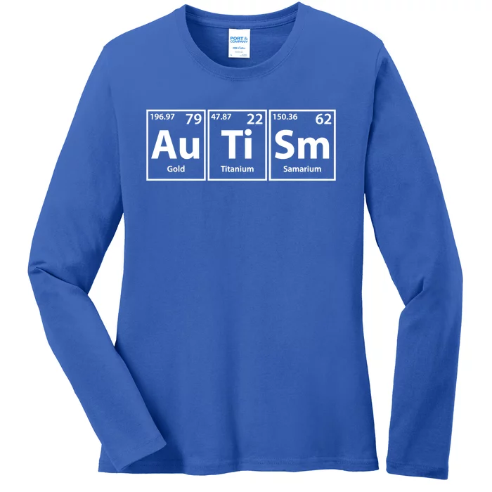 Autism (Autism) Periodic Elets Spelling Gift Ladies Long Sleeve Shirt