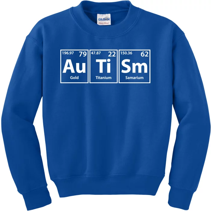 Autism (Autism) Periodic Elets Spelling Gift Kids Sweatshirt