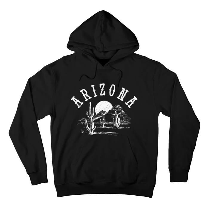 Arizona Az Pride Cactus Vintage Hoodie