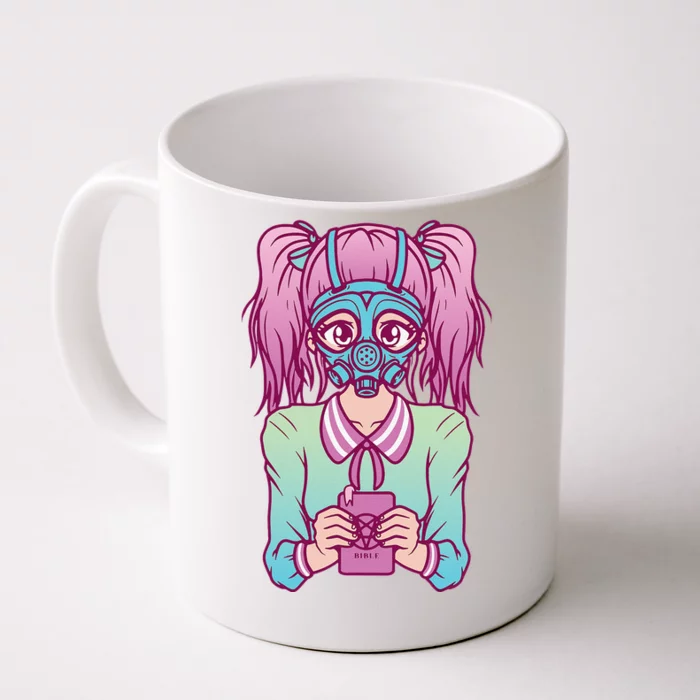 Anime Aesthetic Pastel Goth Conspiracy Sheep Girl Gifts Front & Back Coffee Mug