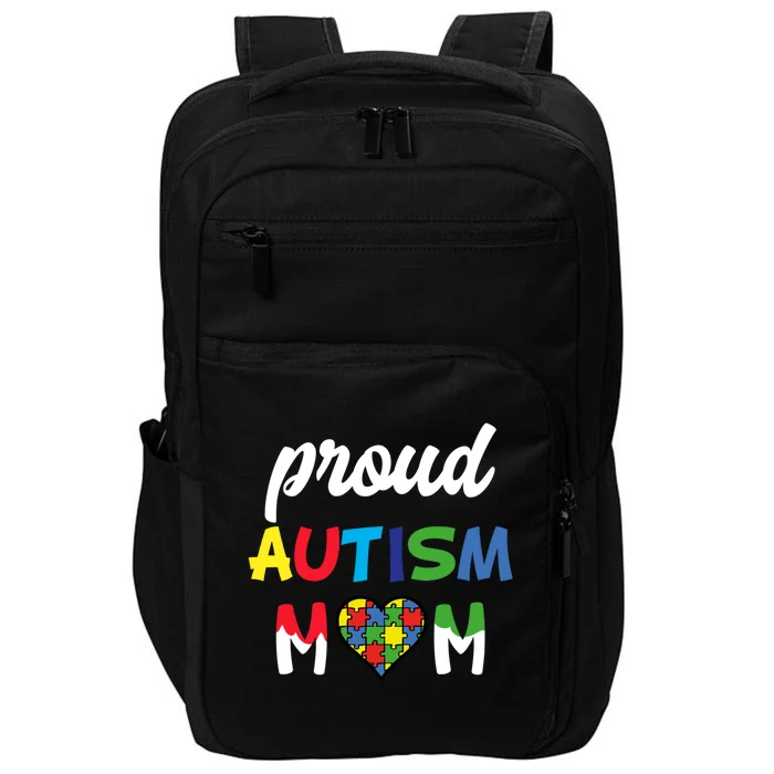 Autism Awareness Proud Autism Mom Meaningful Gift Impact Tech Backpack