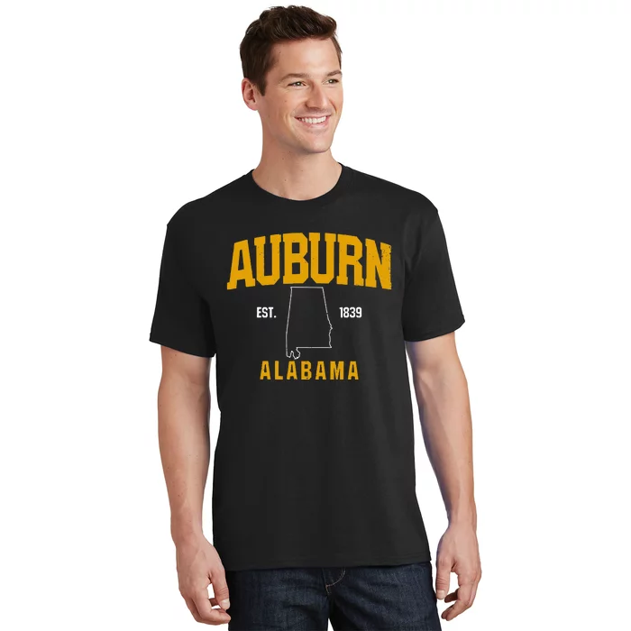 Auburn Alabama Product Retro Vintage Gift T-Shirt