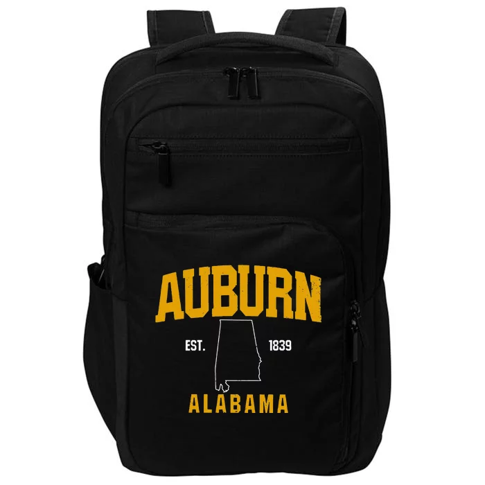 Auburn Alabama Product Retro Vintage Gift Impact Tech Backpack