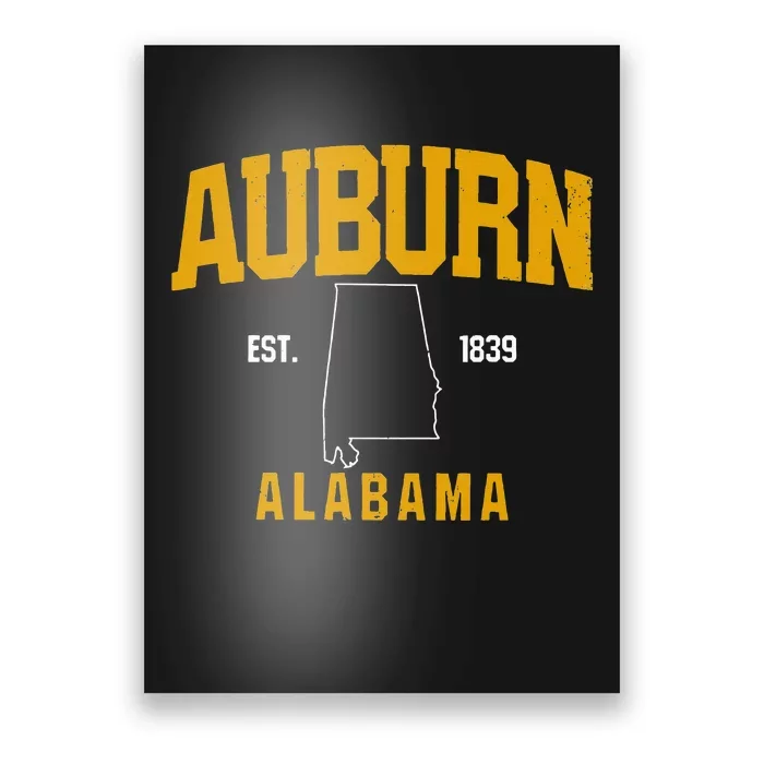 Auburn Alabama Product Retro Vintage Gift Poster