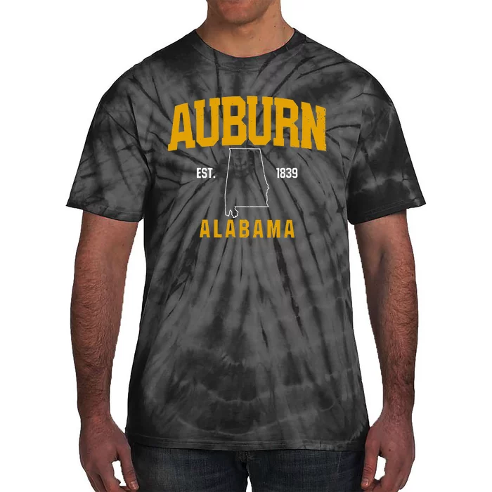 Auburn Alabama Product Retro Vintage Gift Tie-Dye T-Shirt