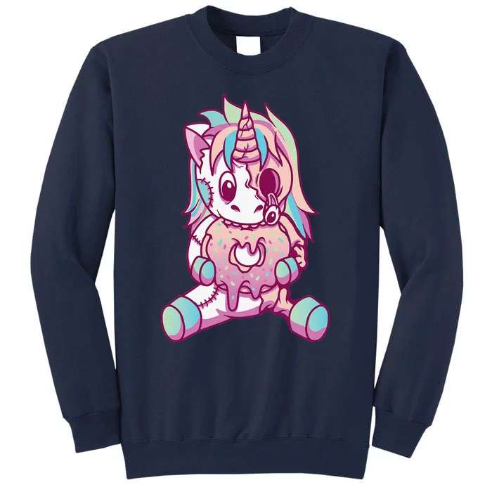 Anime Aesthetic Pastel Goth Donut Zombie Unicorn Gifts Tall Sweatshirt