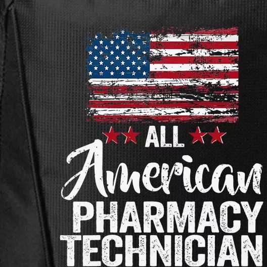 All American Pharmacy Technician 4th of July Family Matching City Backpack