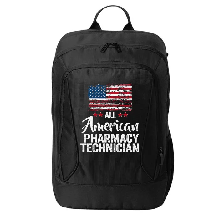 All American Pharmacy Technician 4th of July Family Matching City Backpack