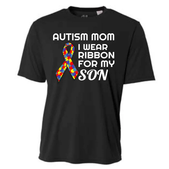 Autism Awareness Proud Mom Gift Proud Autism Mom Gift Cooling Performance Crew T-Shirt